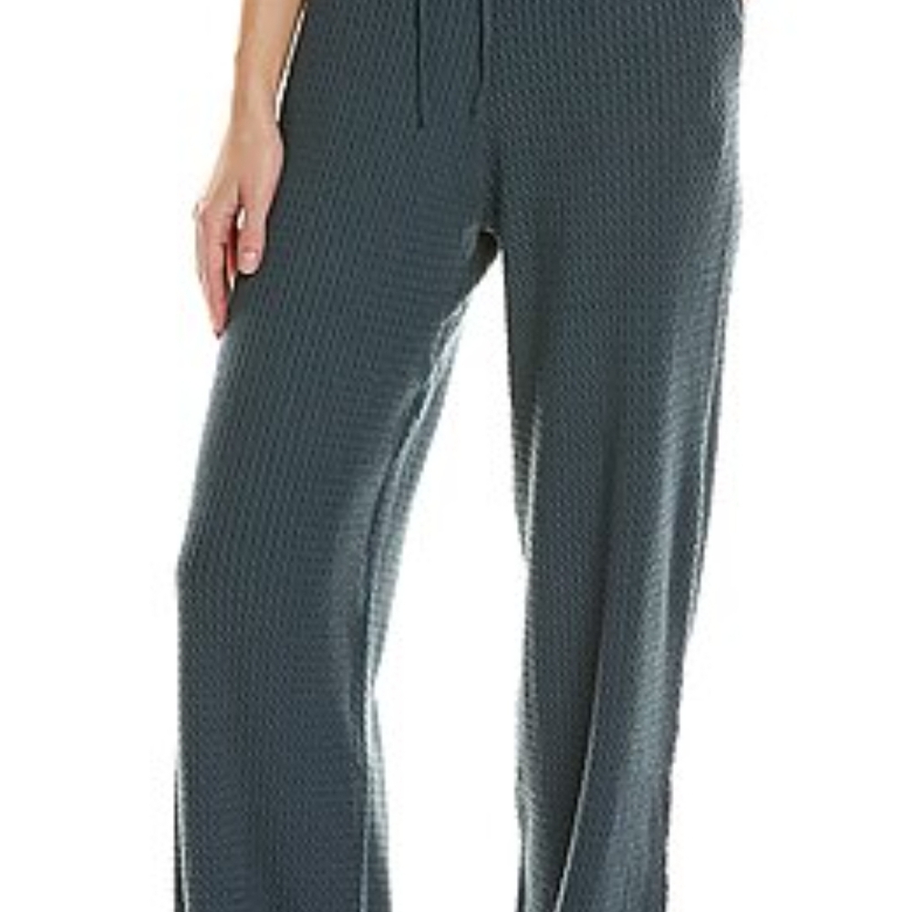 Women's Waffle Knit Pants - Gray